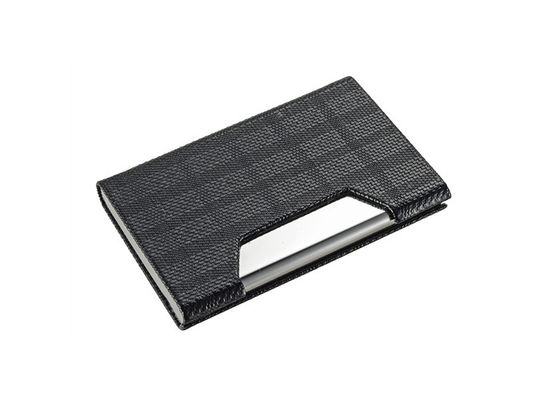65g 홍보 PU 가죽 명함 홀더 마그네틱 카드 경우 64*97*17mm
