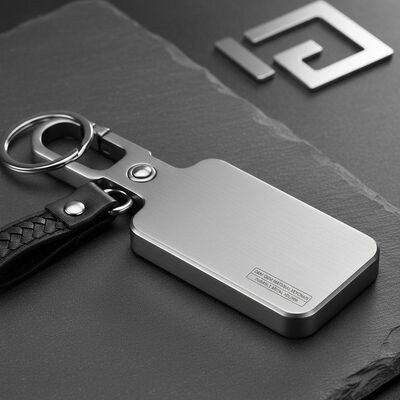 기업 브랜딩 및 맞춤 로고 각인을 위한 내구성 있는 금속 키체인 홀더 OEM ODM 소재 키체인 액세서리