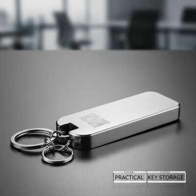 진크 합금 금속 키 체인 홀더 내구성 OEM ODM 사용자 지정 브랜드 및 실용적인 키 저장에 적합