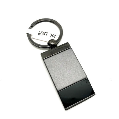 검은색 총 끝과 MOQ 500의 맞춤식 금속 키 체인 홀더
