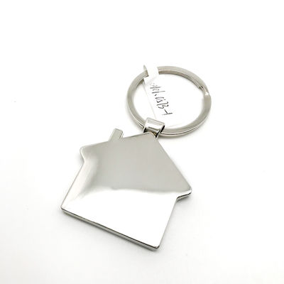 OEM 진크 합금 키 체인 44x75x6mm 실버 컬러