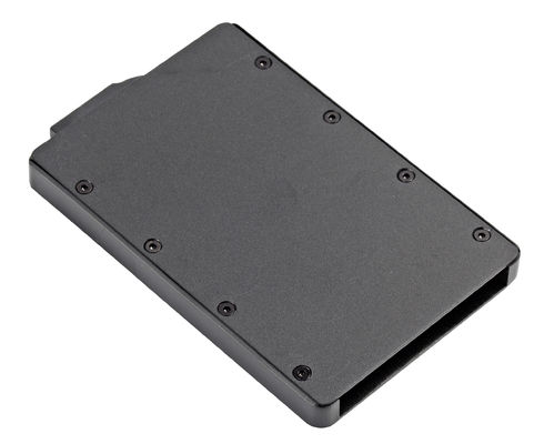 RFID 신용 카드 지갑 클래식 PU / 알루미늄 조직기