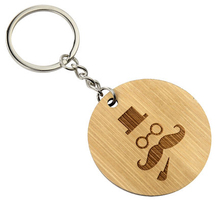 2-10mm 두께 나무 열쇠고리 각인, 기업 행사 맞춤 제작 장식
