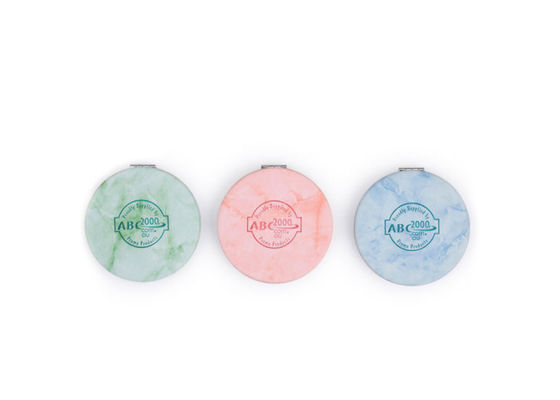 대리석 본은 조밀한 거울 PU 아BS 10mm 간격 Foldable 메이크업 거울