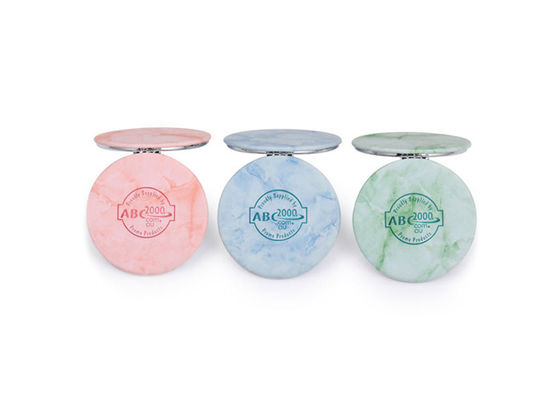 대리석 본은 조밀한 거울 PU 아BS 10mm 간격 Foldable 메이크업 거울