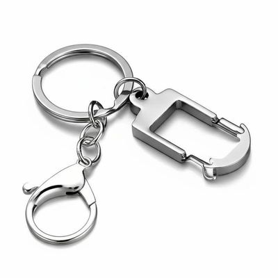 좋은 가격 OEM/ODM As Photo Zinc Alloy Metal Keychain Holder for Customized Manufacturing 온라인으로